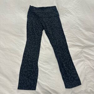 Lululemon Align High Rise Crop 21” Formation Camo Deep Coal Size 4